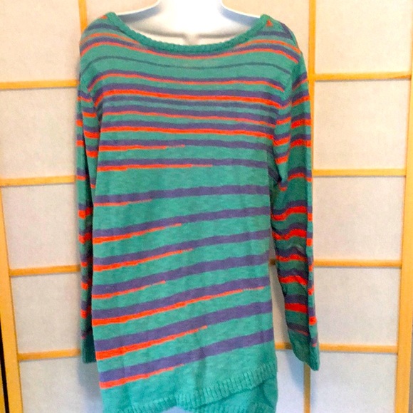 Soft Surroundings Sweater Tunic L Cotton - Picture 4 of 8